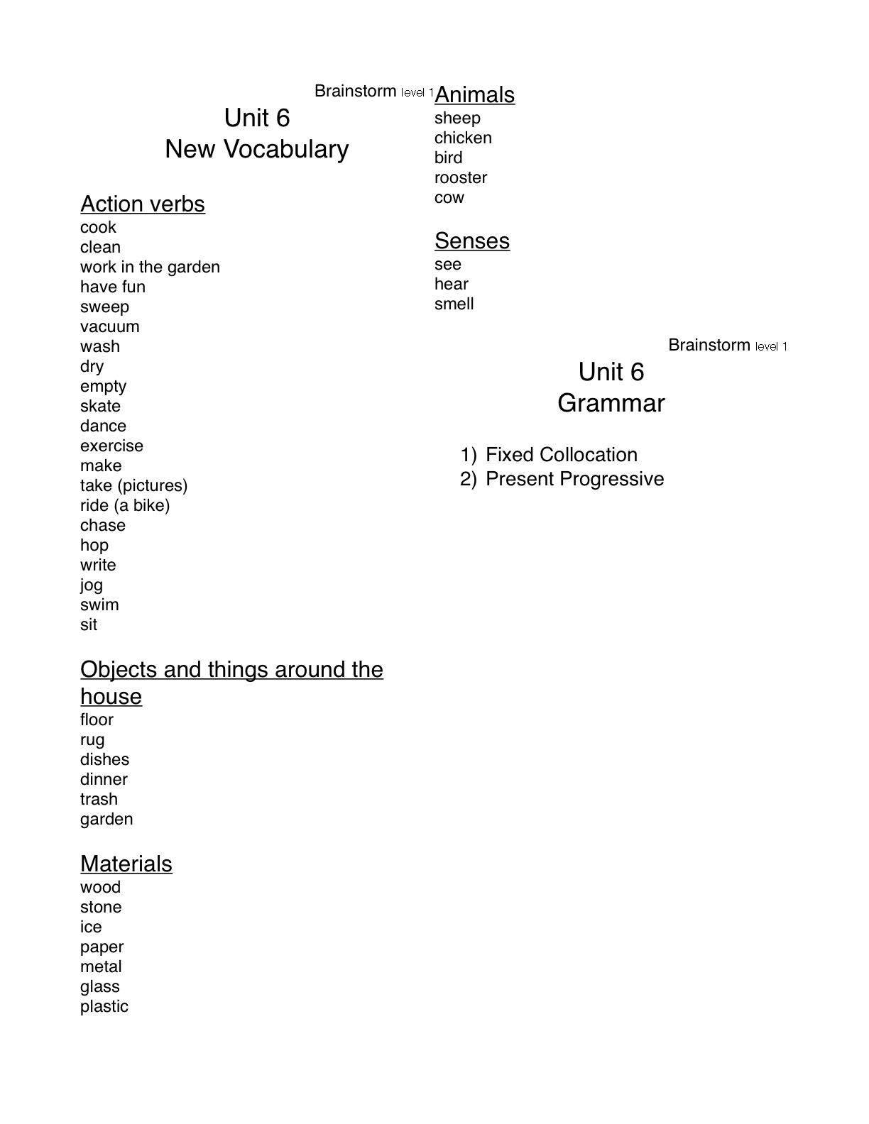 Spelling Bee Words